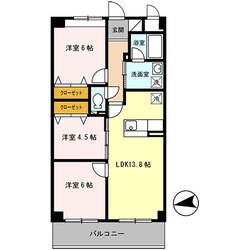 ヌカタコルンイーストの物件間取画像